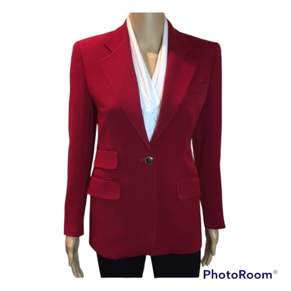 Ralph Lauren Jackets & Blazers - Ralph Lauren Vintage Wool Red Riding Jacket in size 2P